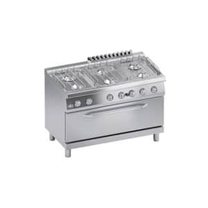 Фурна 105x53см газ с 6-ца газ котлони C2GCU15FFM