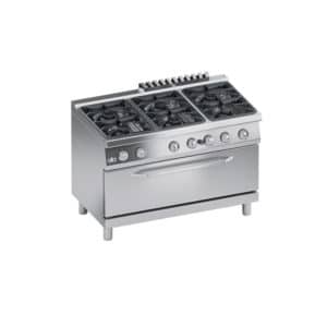 Фурна 105x53см газ с 6-ца газ котлони K7GCU15FFM