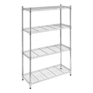Стелаж хром на 4 нива 90х45х180см SHELF910