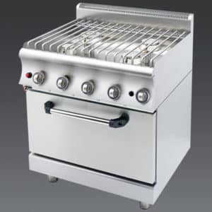 Фурна GN1/1 газова с 4-ка газови котлонa KGF 490 CAT