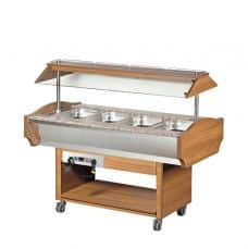 Бен мари отоплително, Buffet с вместимост 4 съда GN 1/1 SHBM4M - Image 2