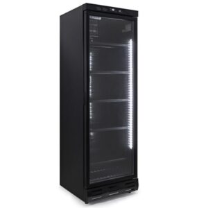 Хладилна витрина вертикална 380 литра CL380SD BLACK